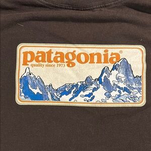 Vintage Patagonia Brown Long Sleeve Tee